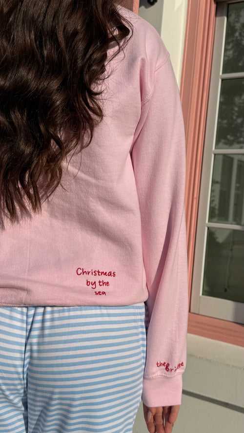 Christmas by the sea crewneck